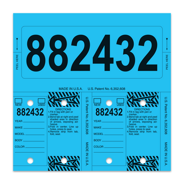 ConsecuTag Control Tag Blue